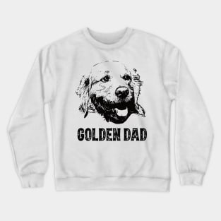 Golden Dad Golden Retriever Crewneck Sweatshirt